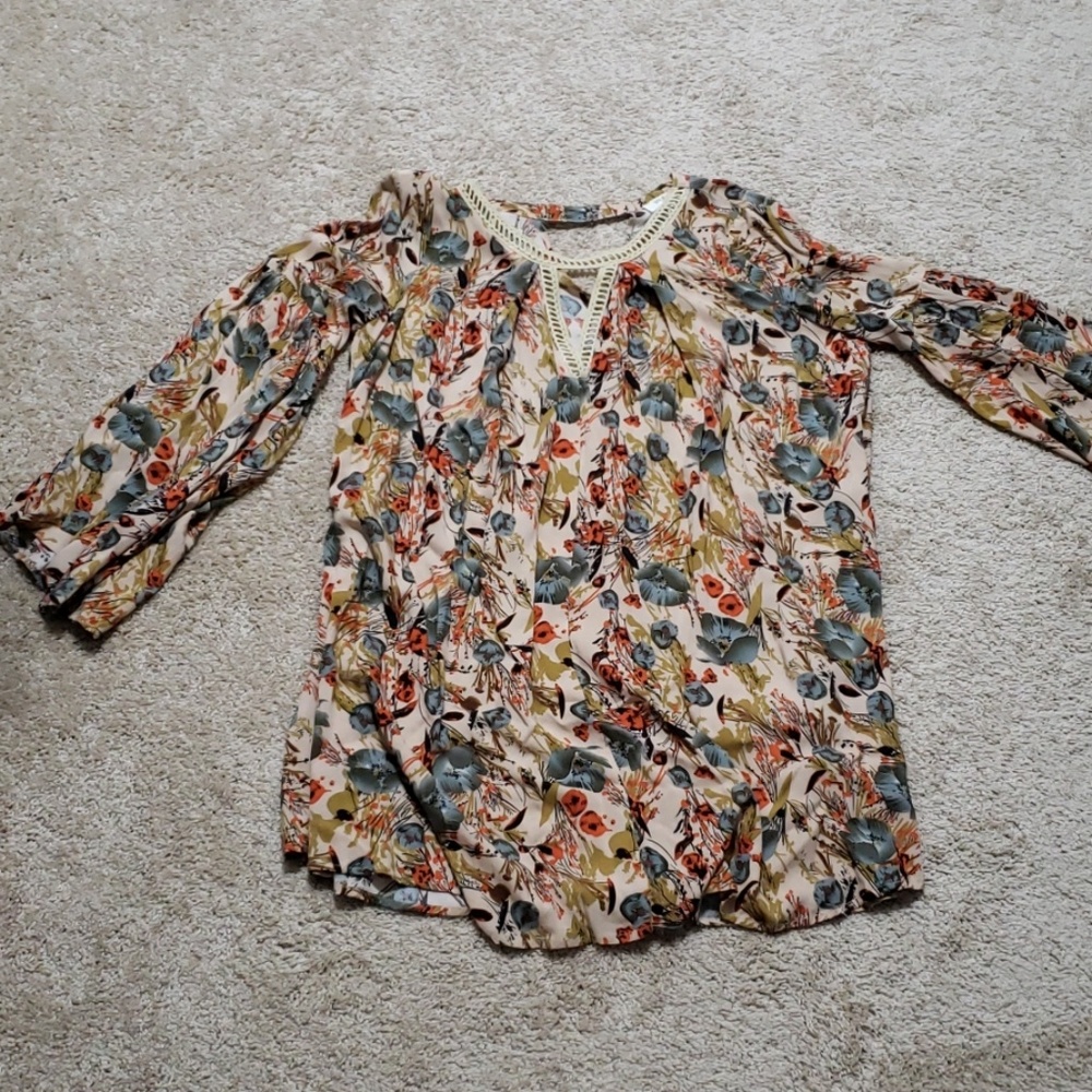Pleated Bell Sleeve Umgee Dress